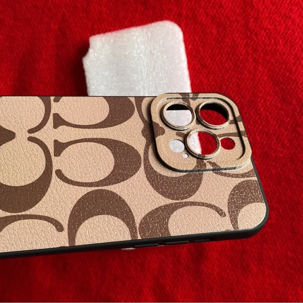 Designer✨🤎🖤Tan and Brown Phone Case